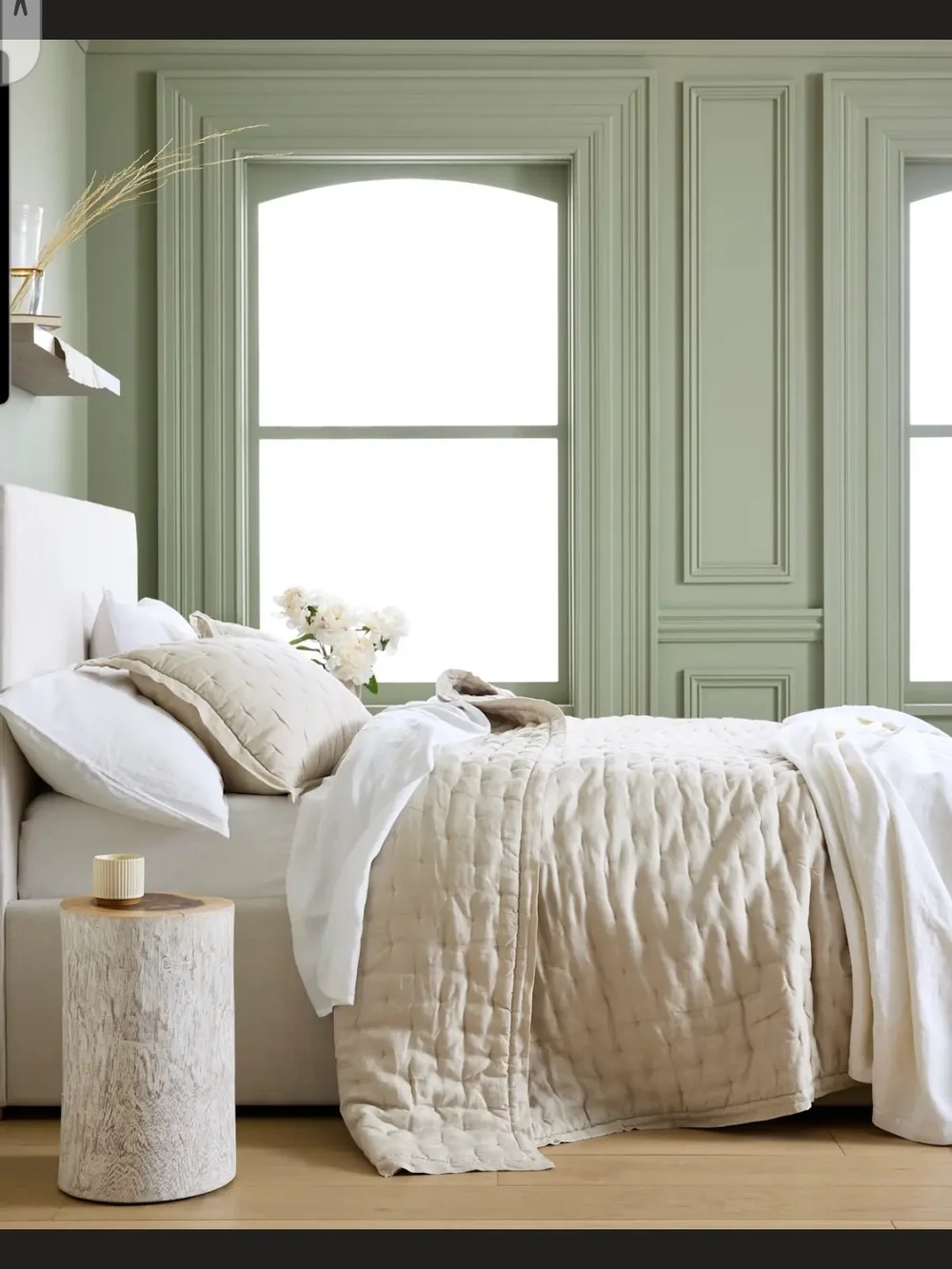 Quince European Linen Dream Quilt King Size In Sand